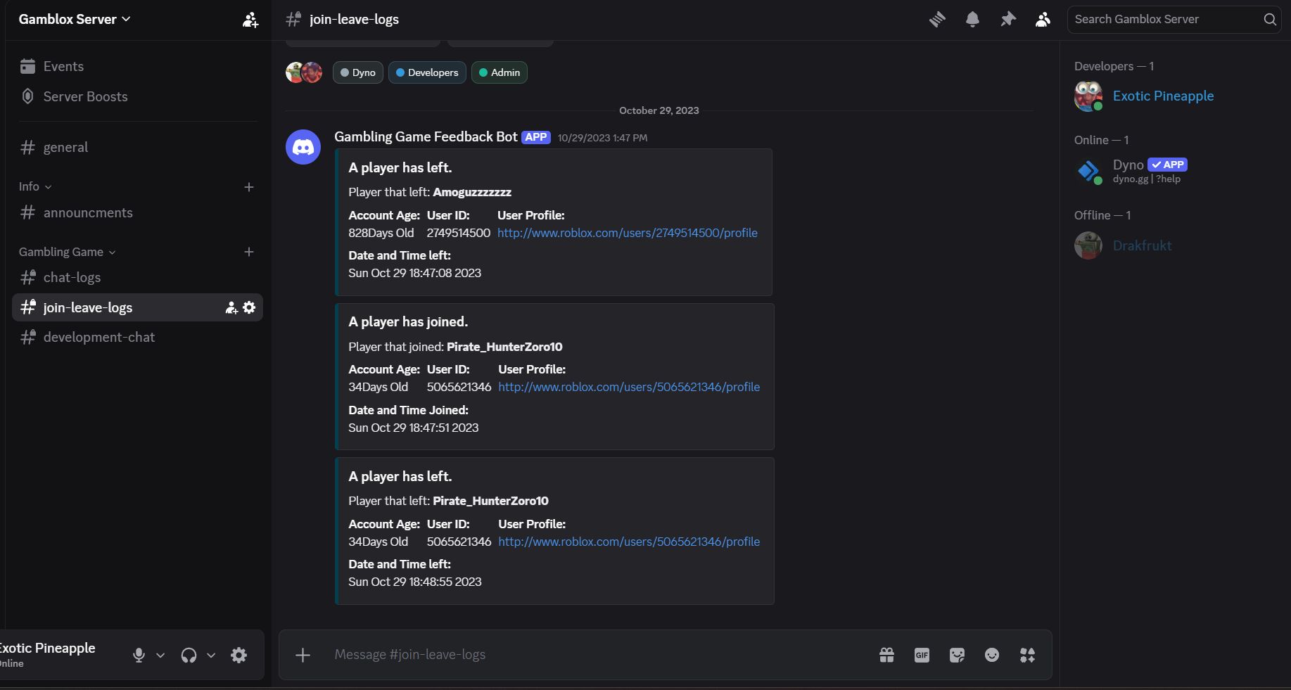 Gamblox screenshot 1
